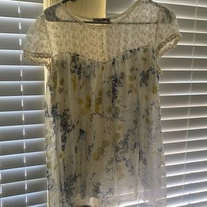 Elena baldi silk floral top